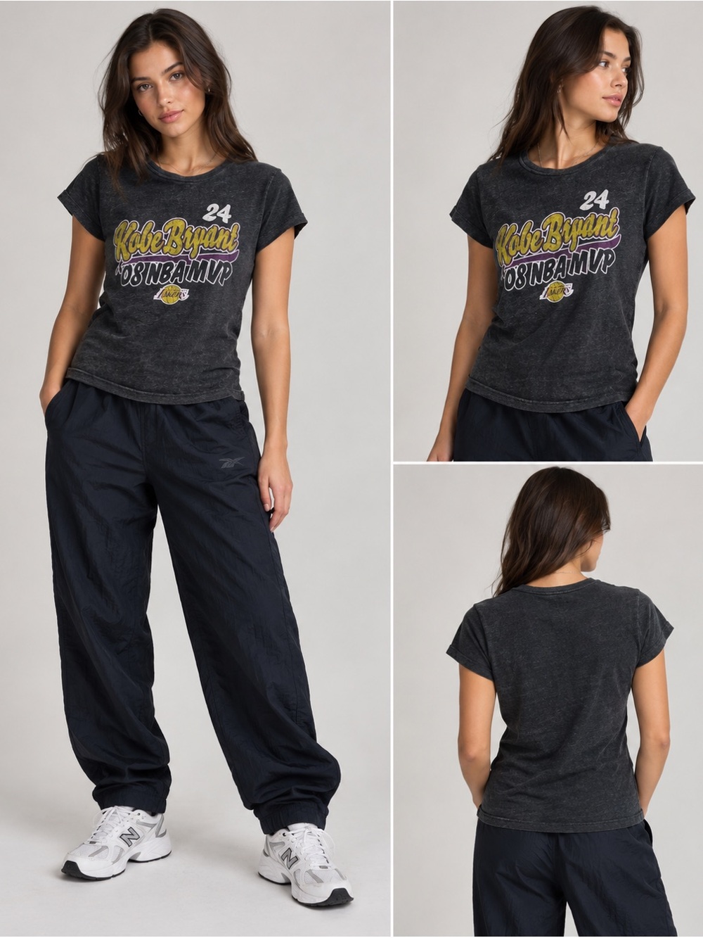 Vintage MVP Kobe Bryant 2008 Shirt Women's Large Lakers 5th & Ocean